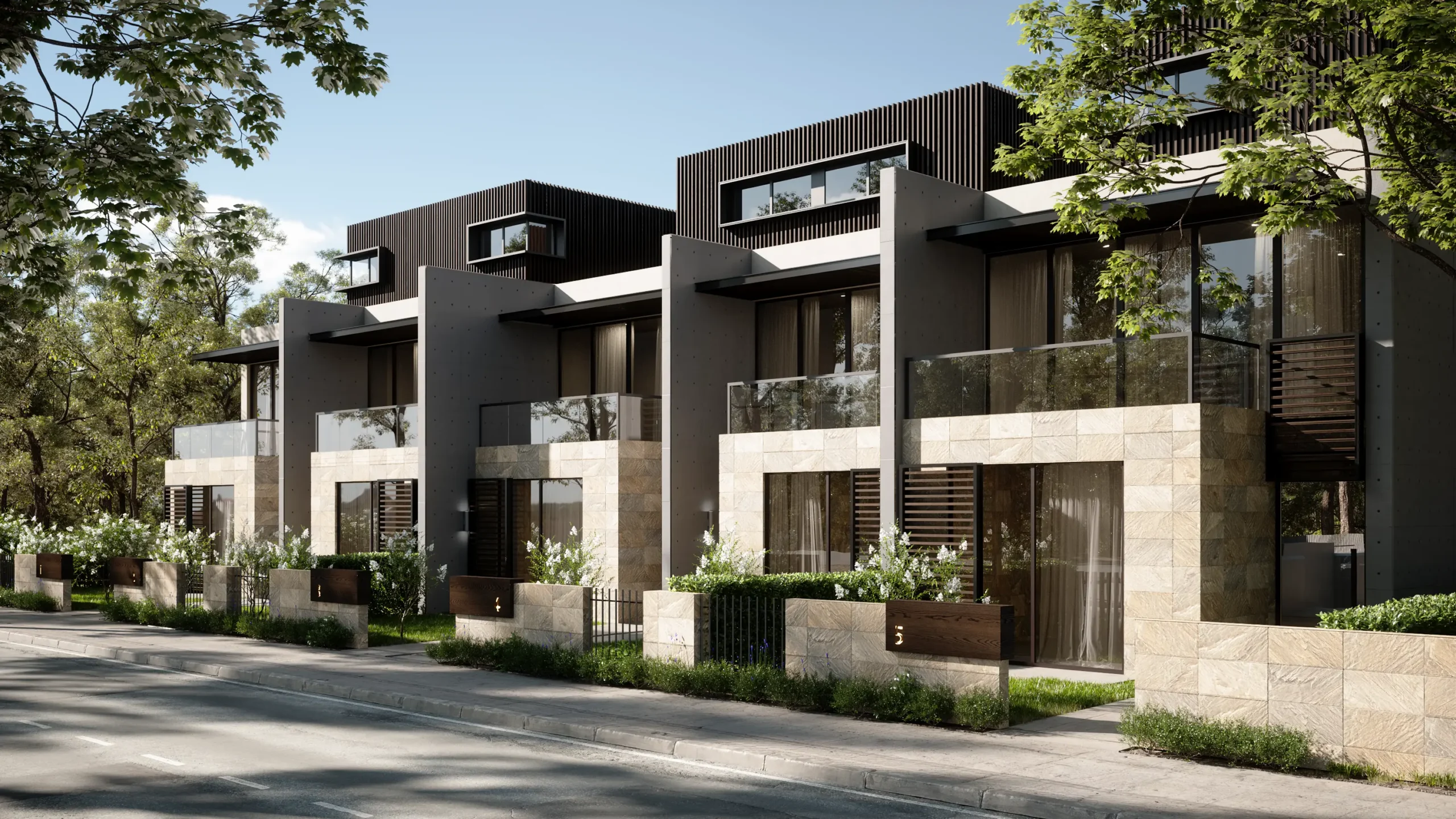 commercial render: condominium view