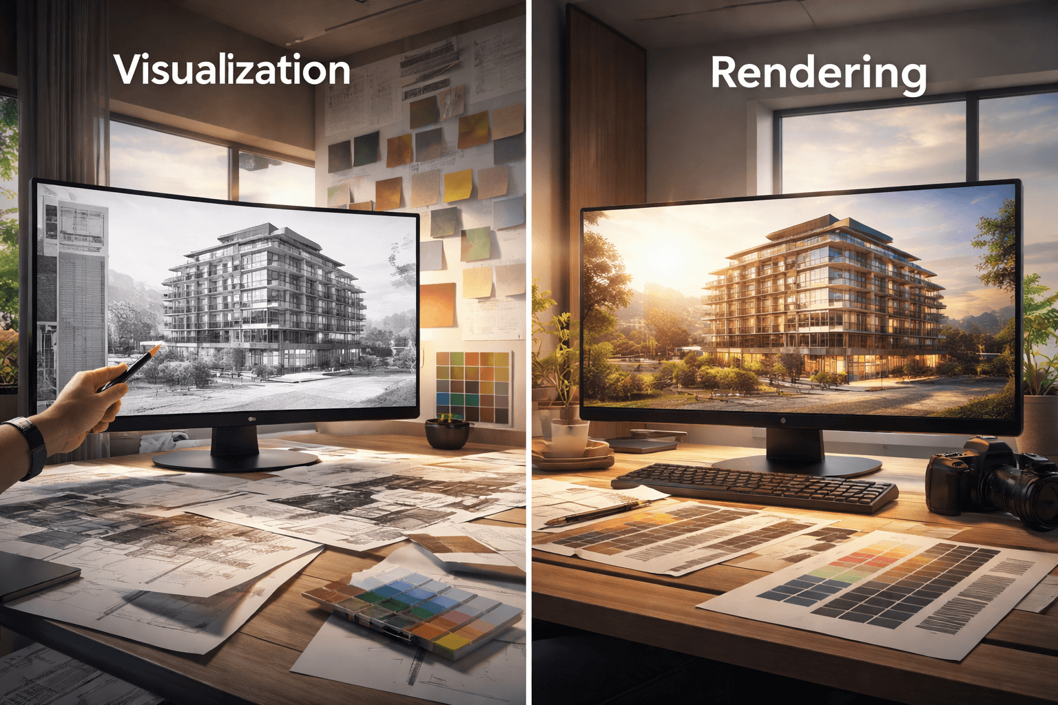 Architectural Rendering vs 3D Visualization